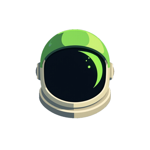 FUTURE astronaut helmet emblem